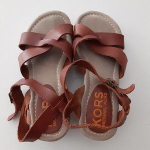 Michael Kors kids - leather platforms little girls size 1